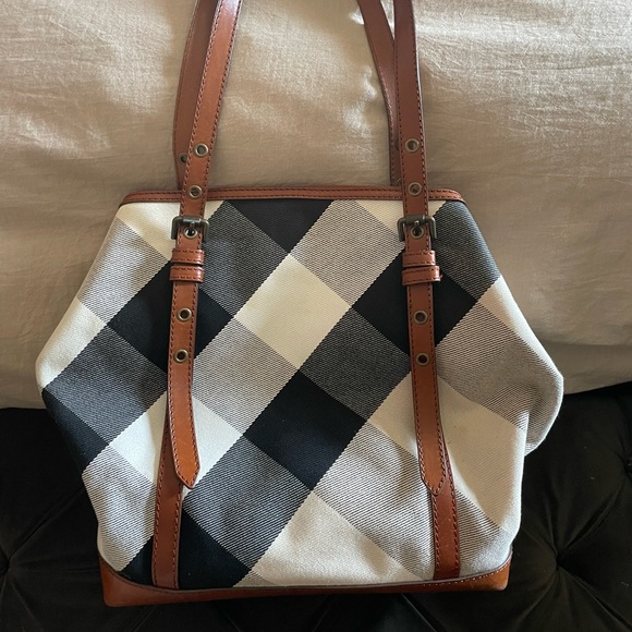 Burberry Orton mega check tote bag - Picture 3 of 17